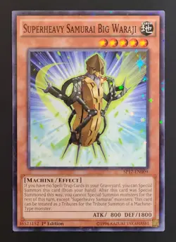 Yu-Gi-Oh! SUPERHEAVY SAMURAI BIG WARAJI Starfoil Rare SP17-EN009 1st Edition 🍒 - Image 4