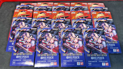 One Piece Sleeved Booster Packs (24) | 14 OP-14 | 10 OP-13 | Sealed | - Image 1