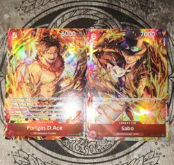 One Piece | Illustration Box Vol. 5 - Portgas.d.ace & Sabo Promos (Pair) - Image 2