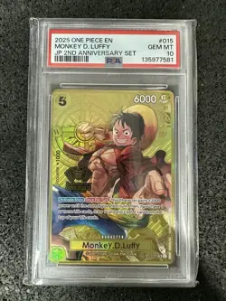 Monkey.D.Luffy (One Piece Japanese Version 2nd Anniversary Set) ST13-015 One... - Image 1