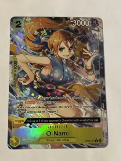 One Piece CCG Wings of the Captain O-Nami Alt Art OP06-101 - Image 1