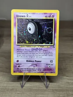 Pokemon Card - Unown [A] Neo Discovery 14/75 Holo Rare - Image 1