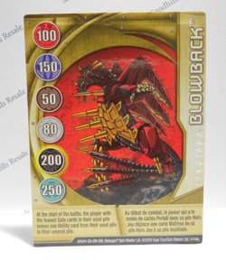 Bakugan Card - Blowback - Gold Gate Card - BA644 - 14/48q - 2009 - Image 1
