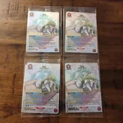 C.C. Winner Union Arena Card Champion Promo English CGH-1-077 Code Geass NM x4 - Image 3