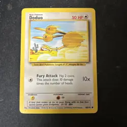 DODUO - Base Set - 48/102 - Common - Pokemon Card - Unlimited Edition D17 - Image 1