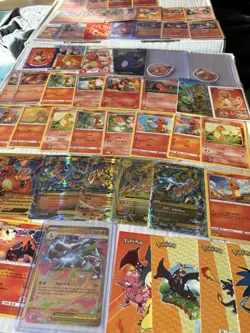 Lot Of Charizard Charmander Chameleon Pokemon TCG/NONTCG Cards Of 55 - Image 1