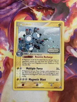 Magneton 22/92 Reverse Holo Rare EX Legend Maker Pokemon Card TCG Stamped NM - Image 1
