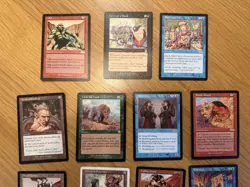 Magic The Gathering Card Lot, Rare GOLD Cards, Early Edition, LOOK! - Image 2