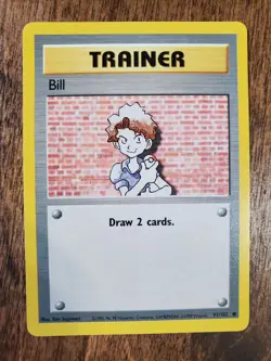 91/102 | Bill | WOTC Base Set | Pokemon Card | NM/MINT - Image 1