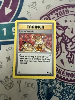 Pokemon Card Misty's Wrath #114/132 Gym Heroes Unlimited Edition - Image 3