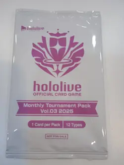 Hololive Official Card Game - Monthly Tournament Pack Vol.3 2025 - Sealed - Image 1
