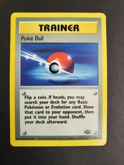 64/64 | Trainer Poke Ball | Jungle Set | Pokemon Card | Common | NM - Image 1
