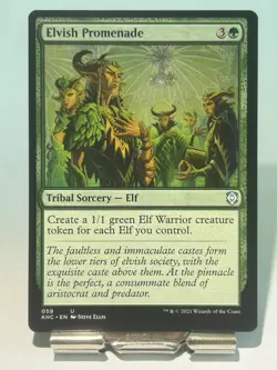 Magic: The Gathering Elvish Promenade KHC 059 ENGLISH NM - Image 1