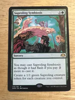 Saproling Symbiosis Dominaria Remastered Regular - Image 1