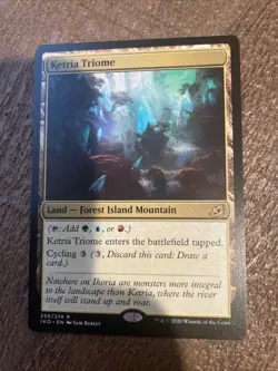 MTG Ketria Triome 250/274 Ikoria: Lair of Behemoths NM Free Shipping - Image 1