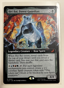 MTG - Avatar - Hei Bai, Forest Guardian Extended - Mythic 0205 - Image 1