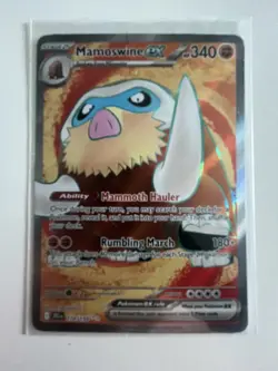 Mamoswine ex 174/159 Ultra Rare Holo Near Mint Condition Journey Together - Image 1