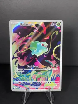 Pokemon TCG Bulbasaur Mega Evolution Special Illustration Rare 133/132 NM/M - Image 1