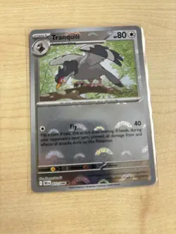 Pokemon TCG Tranquill Pokeball Reverse Holo Black Bolt 072/086 - Image 1