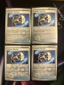 4x Playset Counter Catcher 160/182 Sv04: Paradox Rift - Pokemon TCG reverse holo - Image 1
