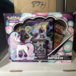Pokemon TCG - Galarian Rapidash V Collection Box *Sealed* - Image 1