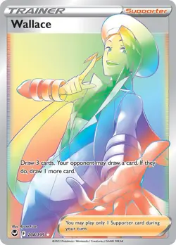 Wallace - 208/195 - Silver Tempest - NM - Pokemon - Read Desc. - Image 1