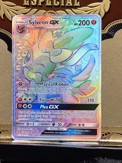 Pokemon Sylveon GX 158/145 Secret Rare Full Art Guardians Rising 2017 - Image 1