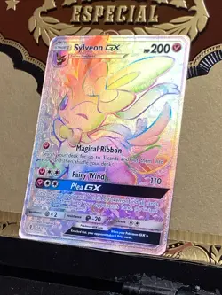 Pokemon Sylveon GX 158/145 Secret Rare Full Art Guardians Rising 2017 - Image 2