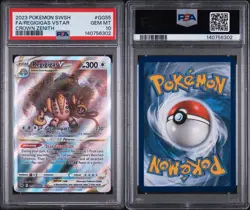 2023 POKEMON SWORD & SHIELD CROWN ZENITH #GG55 FULL ART/REGIGIGAS VSTAR PSA 10 - Image 3