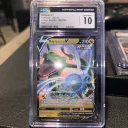 Rayquaza V 100/159 Crown Zenith CGC 10 Gem Mint Pokemon TCG Holo Rare - Image 2