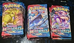 Pokemon Sword & Shield: Battle Styles Booster Packs - Lot of 27 (Factory Sealed) 820650808197 - Image 2