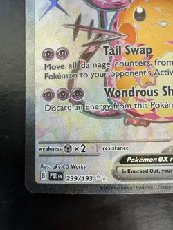 Pokemon Dedenne EX 239/193 Paldea Evolved Ultra Rare Full Art Holo (NM) - Image 4