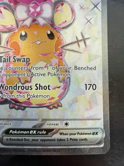 Pokemon Dedenne EX 239/193 Paldea Evolved Ultra Rare Full Art Holo (NM) - Image 5