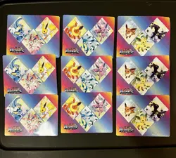 Pokemon Prismatic Evolutions Tech Stickers - 3 Sticker Sets All 9 Sticker Arts - Image 1