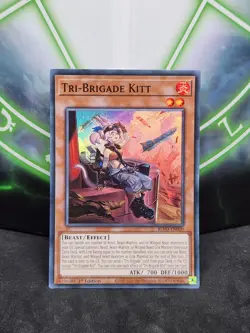 Yugioh Tri-Brigade Kitt BLVO-EN010 Super Rare 1st Edition NM - Image 1