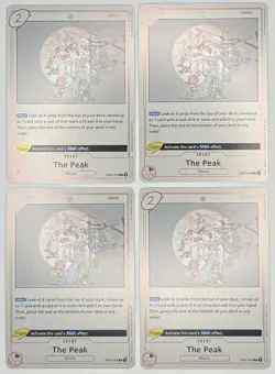 x4 The Peak EB02-008 Anime 25th Collection One Piece English NM - Image 1