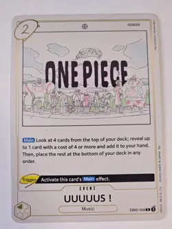 One Piece - UUUUUS! FOIL - Extra Booster 25th Anime EB-02 - Image 1