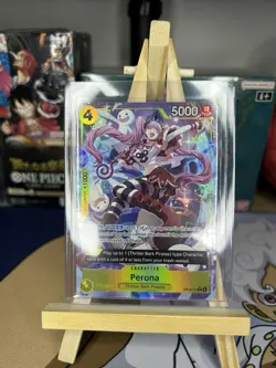 One Piece TCG Perona OP14-111 Rare Alt Art Foil - Near Mint - Image 1