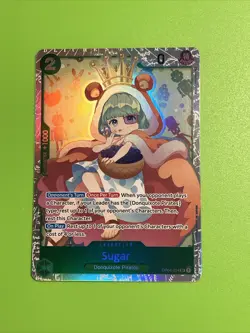 One Piece Kingdoms Of Intrigue Sugar OP04-024 SR English - Image 1