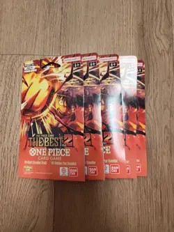 One Piece PRB-02 Sleeved Booster Pack Vol.2 English Edition Lot Of 5 - Image 1