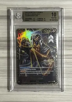 One Piece TCG English OP02-114 Borsalino Championship Promo BGS 10 Pristine - Image 1