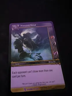 FOIL Freezing Band World of Warcraft TCG Legion 271/319 - Image 1