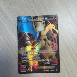 Pokemon Charizard EX Full Art 100/106 XY Flashfire TCG Card Nm to Mp - Image 1