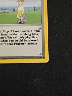 Pokemon Breeder Trainer Card 076/102 Base Set Regular Pokemon TCG LP - Image 4