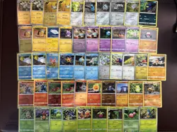 50 Pokemon [Yuka Morii] Illustrated Clay Art Card Lot - Reverse Holo, Vintage - Image 1