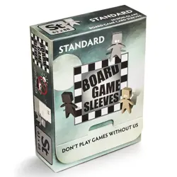 100 Board Game Card Sleeves Arcane Tinman Standard Non-Glare Clear Smooth Holder - Image 1