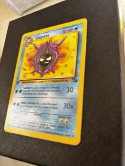 Cloyster Fossil 1st Edition 32/62 WOTC Vintage 1999 Pokemon Card - Image 5