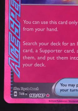Secret Box 163/167 - Pokemon Twilight Masquerade ACE SPEC Rare Card - Image 2