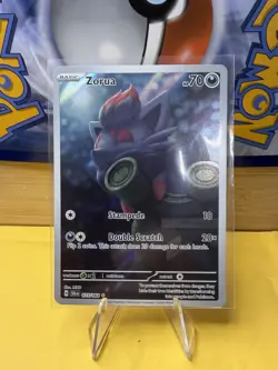 Pokemon TCG Shrouded Fable Zorua Illustration Rare Holo Card 075/064 - Image 1