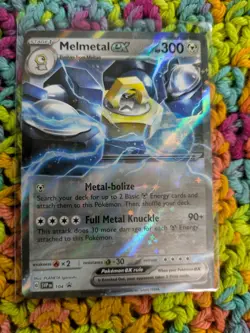 Pokemon TCG 4 Card Lot Melmetal EX, Victini EX, Iron Hands EX, Mega Gardevoir EX - Image 4